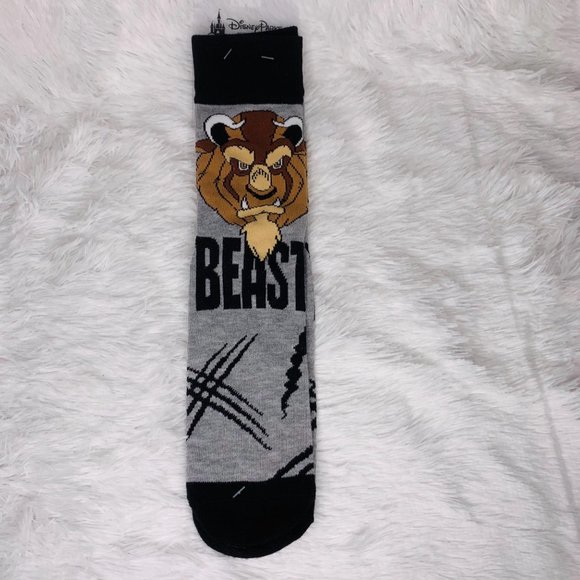 Disney Parks Beauty and the Beast Beast Socks - Picture 3 of 4